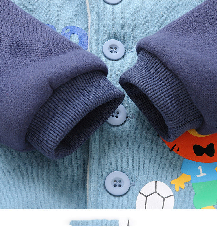 Chaqueta con Capucha de Vellón para Bebés para Niños y Niñas Invierno